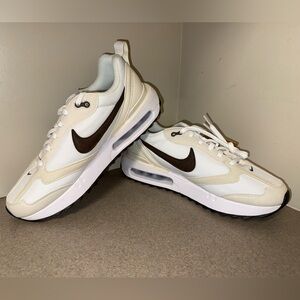 Nike Air Max: Cream/Tan and Brown Sneakers- NWT
